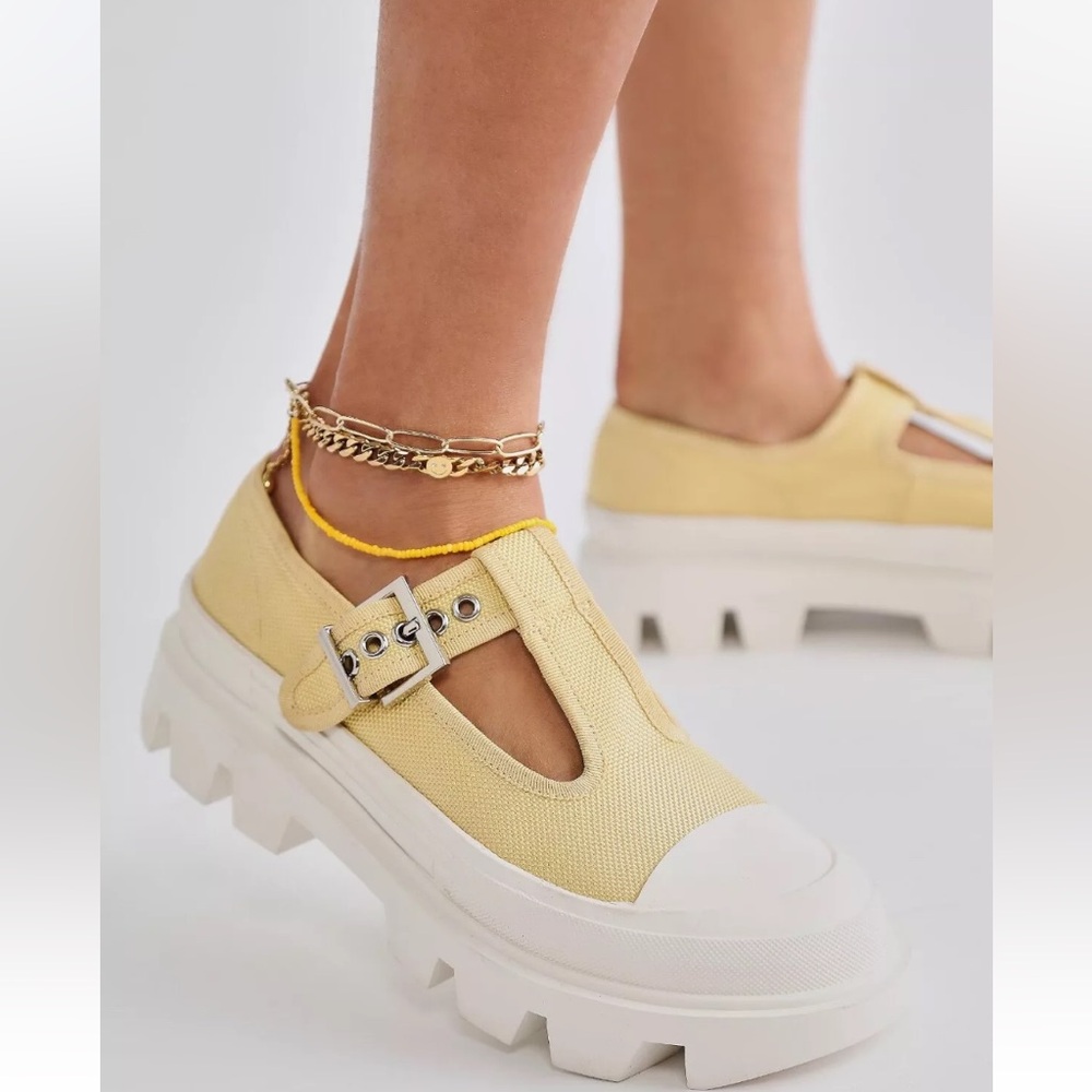 Free People Jeffrey Campbell Marley Mary Jane Platforms Size 10